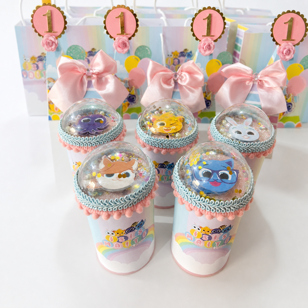 Kit Clássico personalizado com caixas Milk, pirâmides e cofres