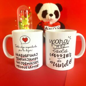 CANECA - CAÇA PALAVRAS EU TE AMO DEMAIS AMOR
