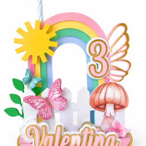 Vela cenário personalizada Valentina
